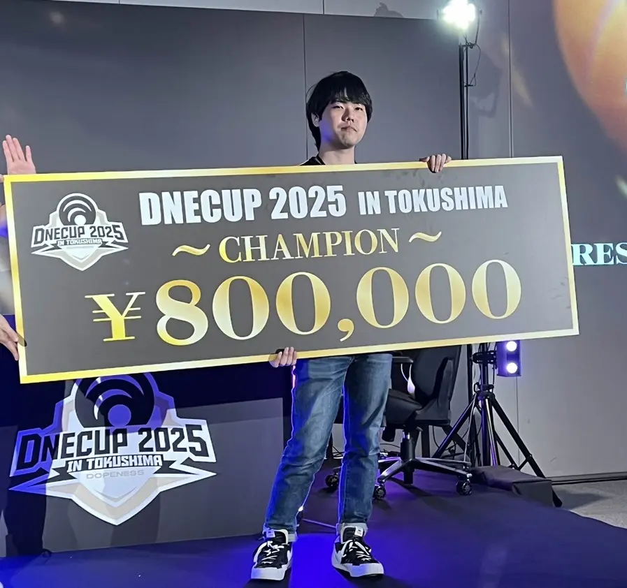 ODDPLAN・おらりん選手が「DNECUP 2025 in Tokushima」で優勝しました！